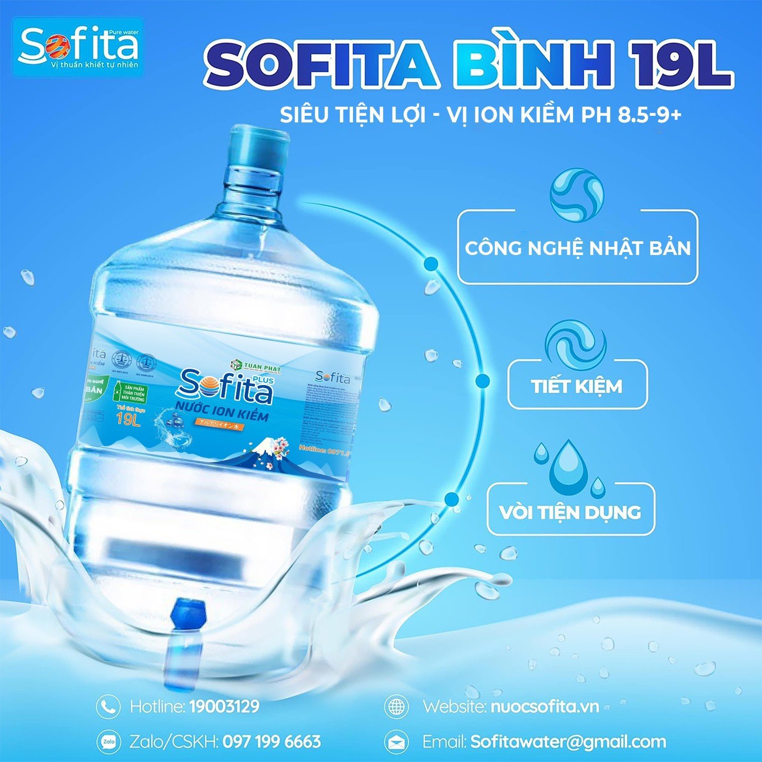 Đại lý nước Sofita Quận Cầu Giấy